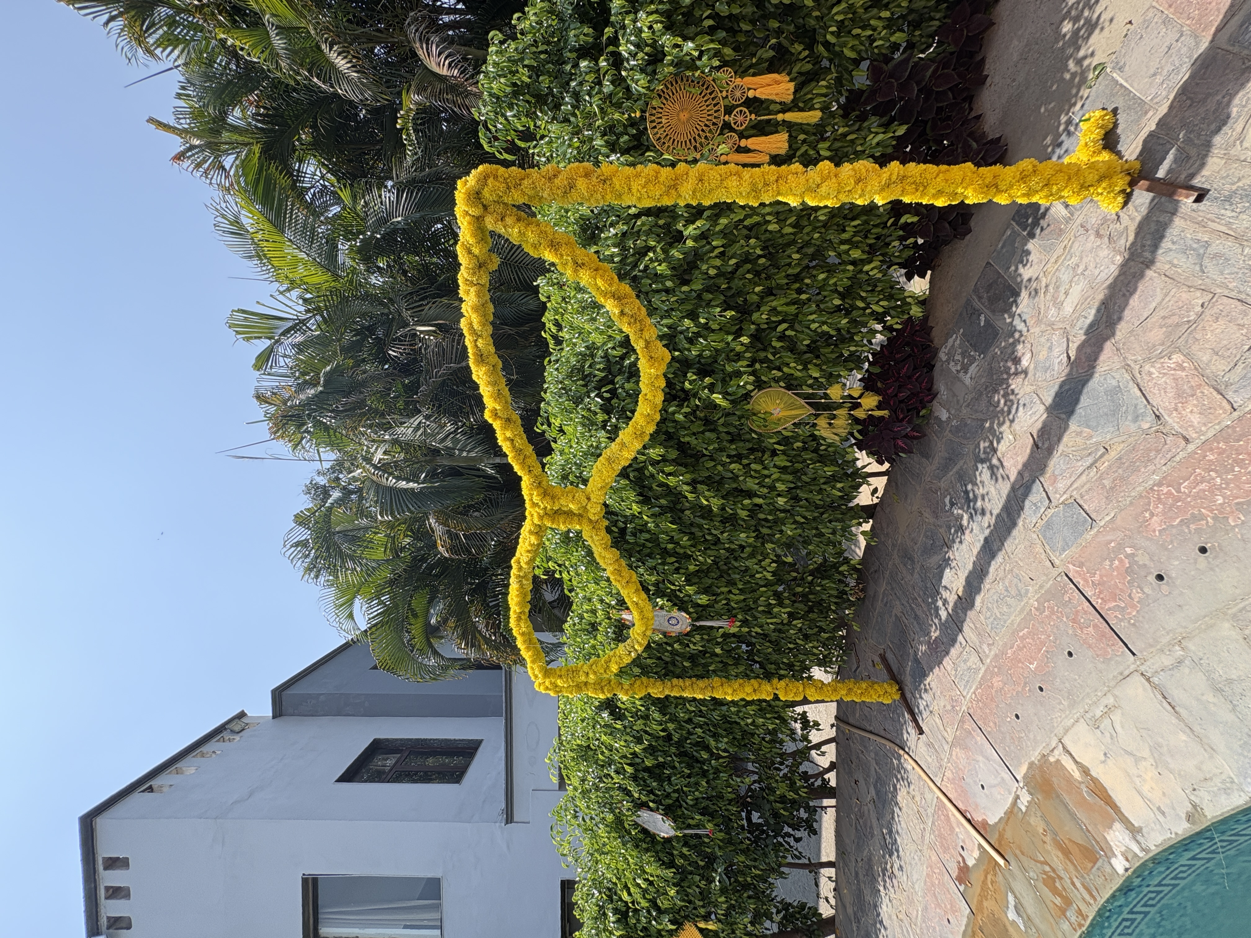 Haldi wedding photo at Corbett Wild Resort